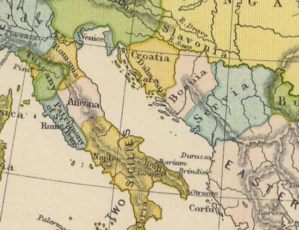 Dalmatia in the time of the Crusades