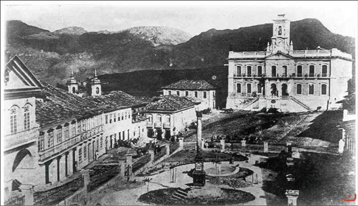 Praça Tiradentes početkom 20.stoljeća