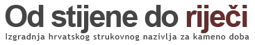 Logo Od stijene do riječi